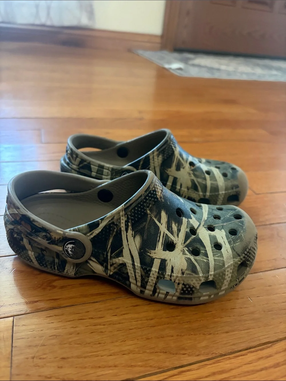 Kids Camouflage-Print Slip-On Crocs